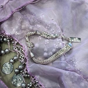 Free Spirited Bracelet in bright silver